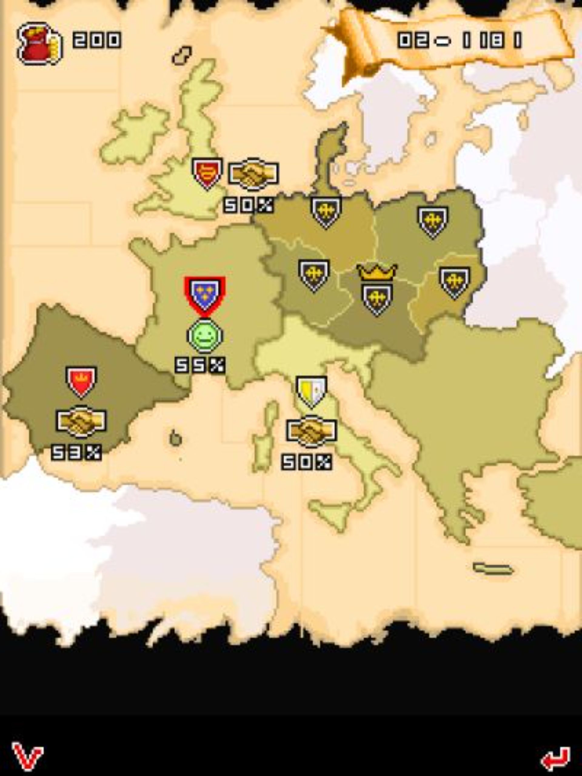 中世纪：全面战争Java游戏截图第4张