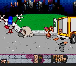 雷恩与史地皮：时间扭曲SFC游戏截图第9张