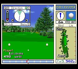 圆石滩高尔夫SFC游戏截图第15张