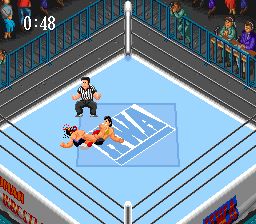 超级热血摔角世界1SFC游戏截图第19张