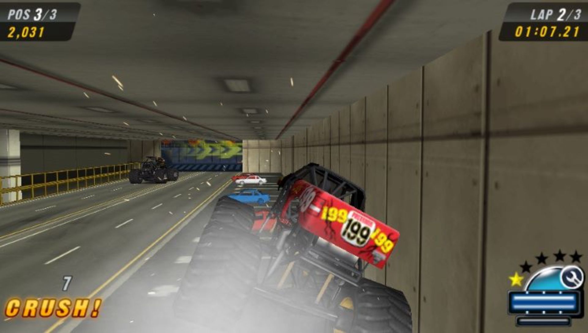 怪物卡车：城市乱斗PSP游戏截图第12张