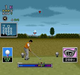 芹泽信雄的高尔夫／机器人高尔夫SFC游戏截图第11张