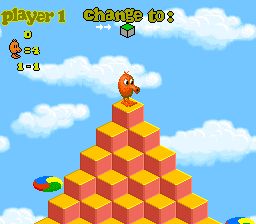 立体跳方块3／Q伯特3SFC游戏截图第4张