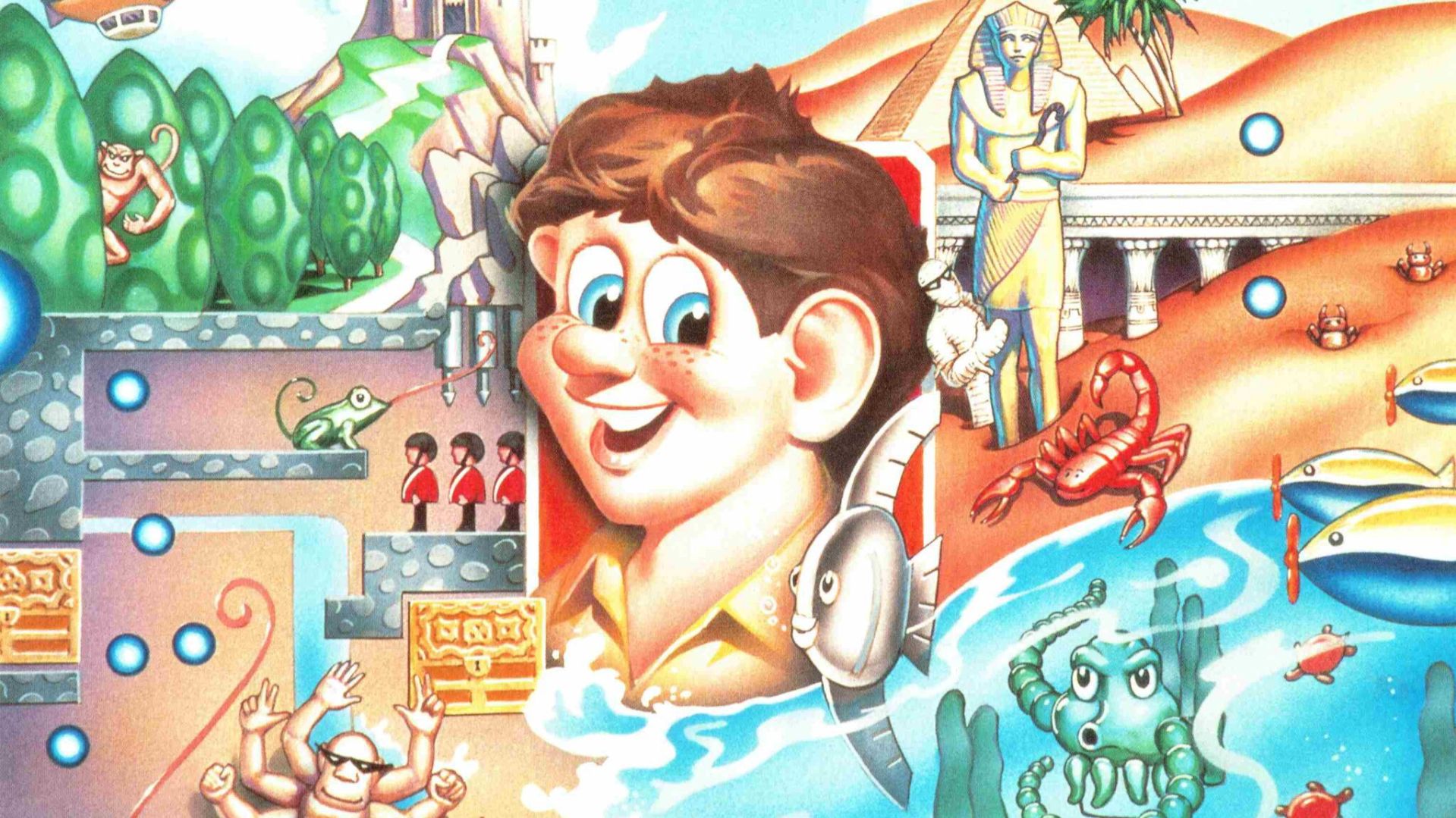 阿历克斯小子：天空的魔城MD游戏截图第2张