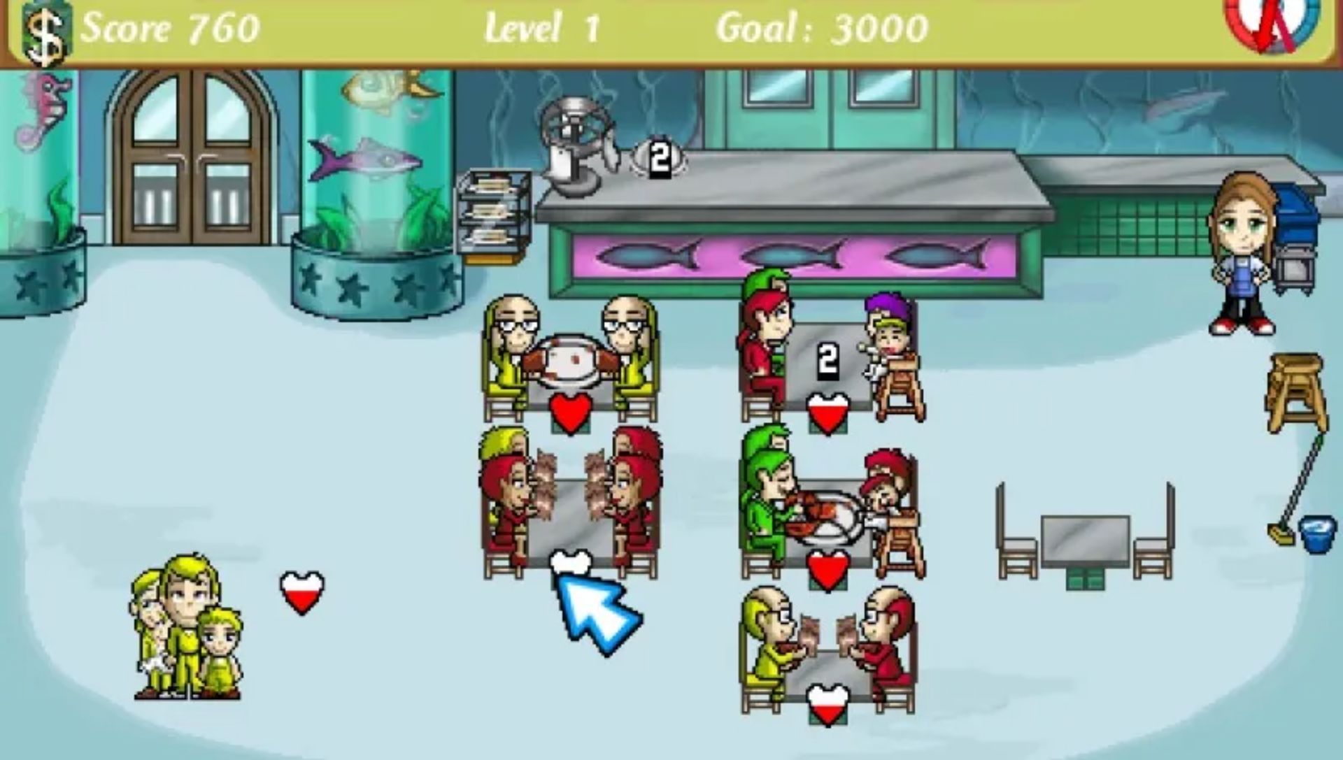 美女餐厅PSP游戏截图第6张