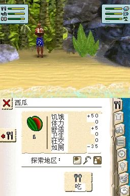 模拟人生2：孤岛物语／生存游戏／漂流者NDS游戏截图第14张