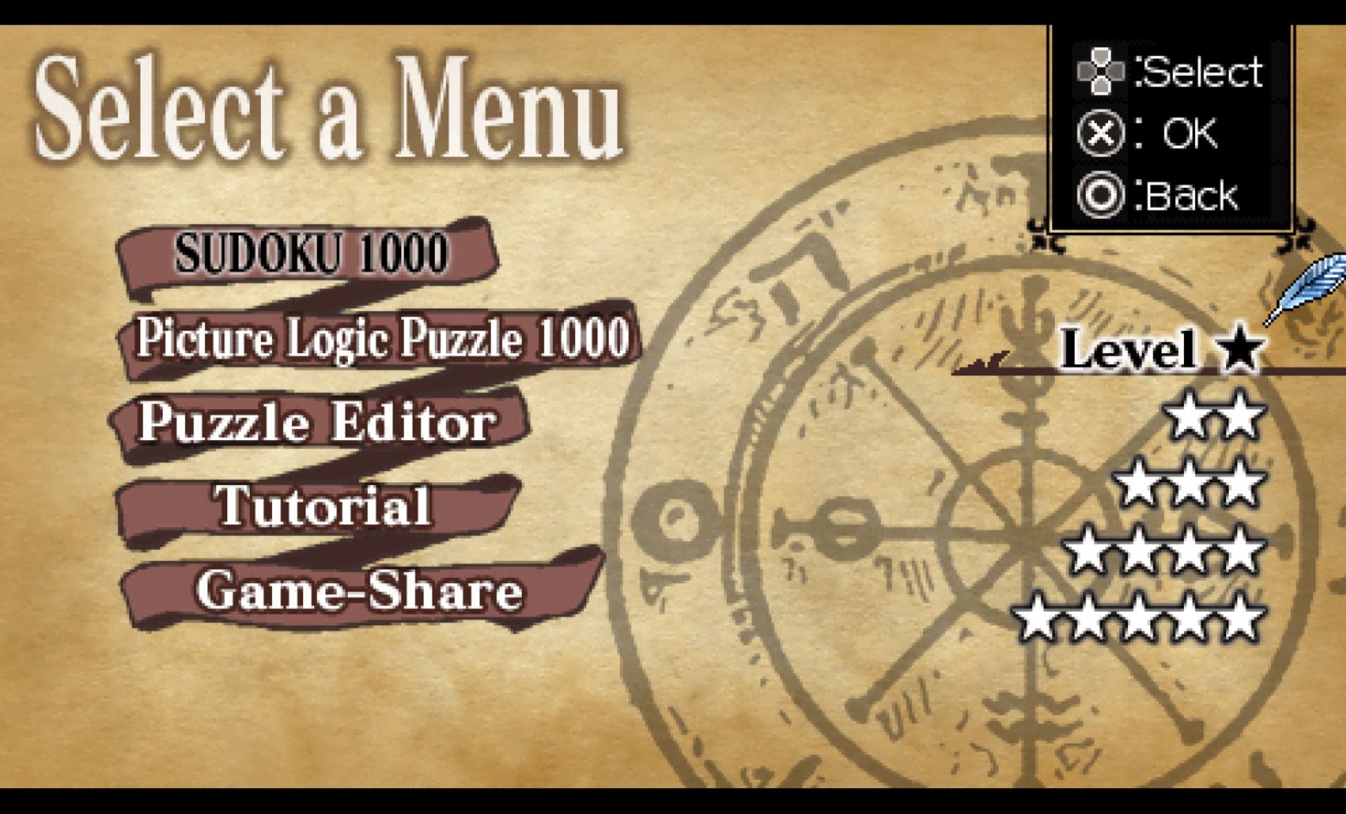 魔法数独／数字游戏10000问／数独10000问PSP游戏截图第2张