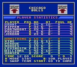 NBA职业篮球赛：公牛vs开拓者SFC游戏截图第8张