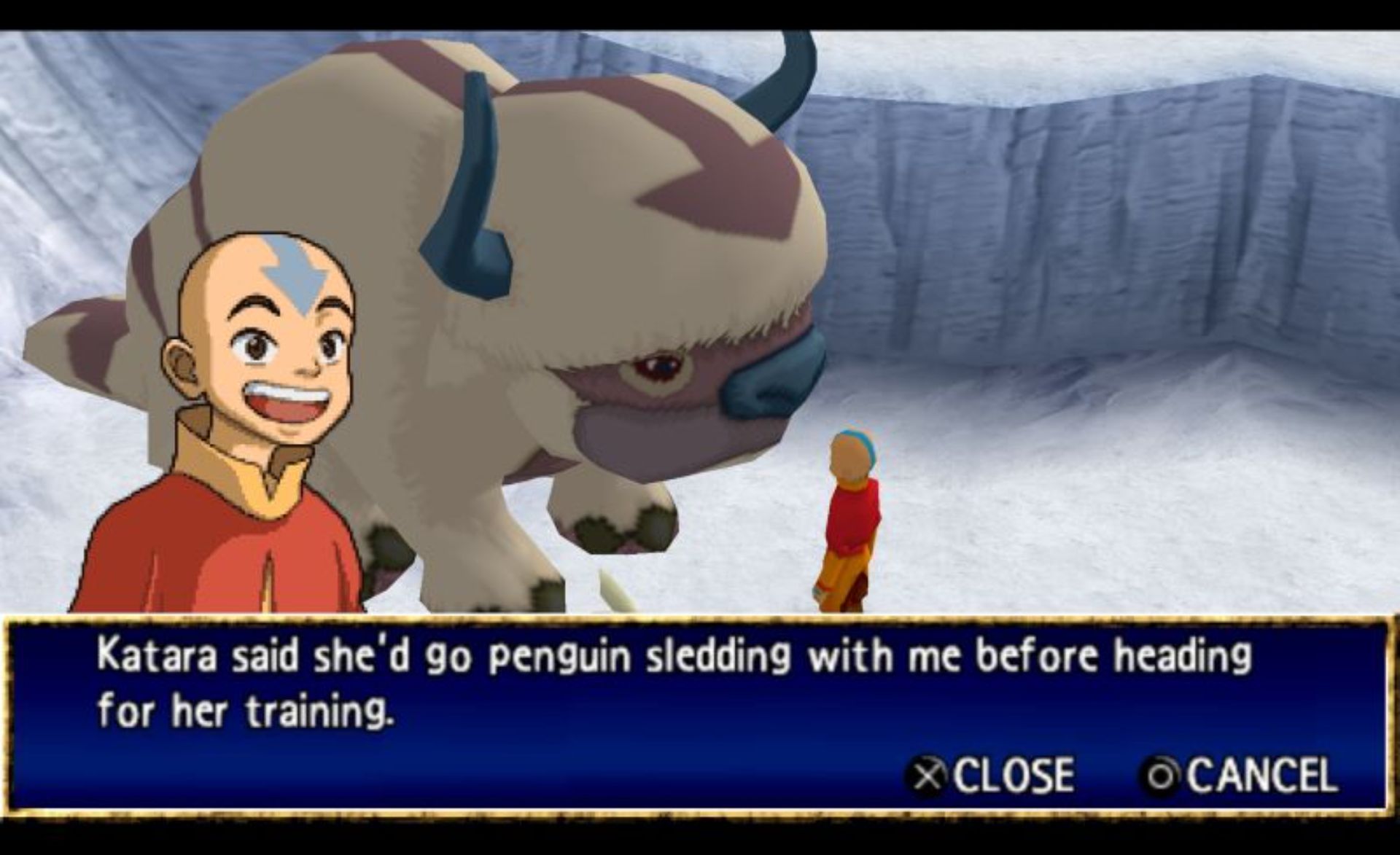 降世神通：最后的空气大师PSP游戏截图第2张