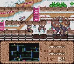 超级挖金子：掘金者／淘金者大冒险SFC游戏截图第6张