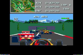 F1赛车MD游戏截图第7张