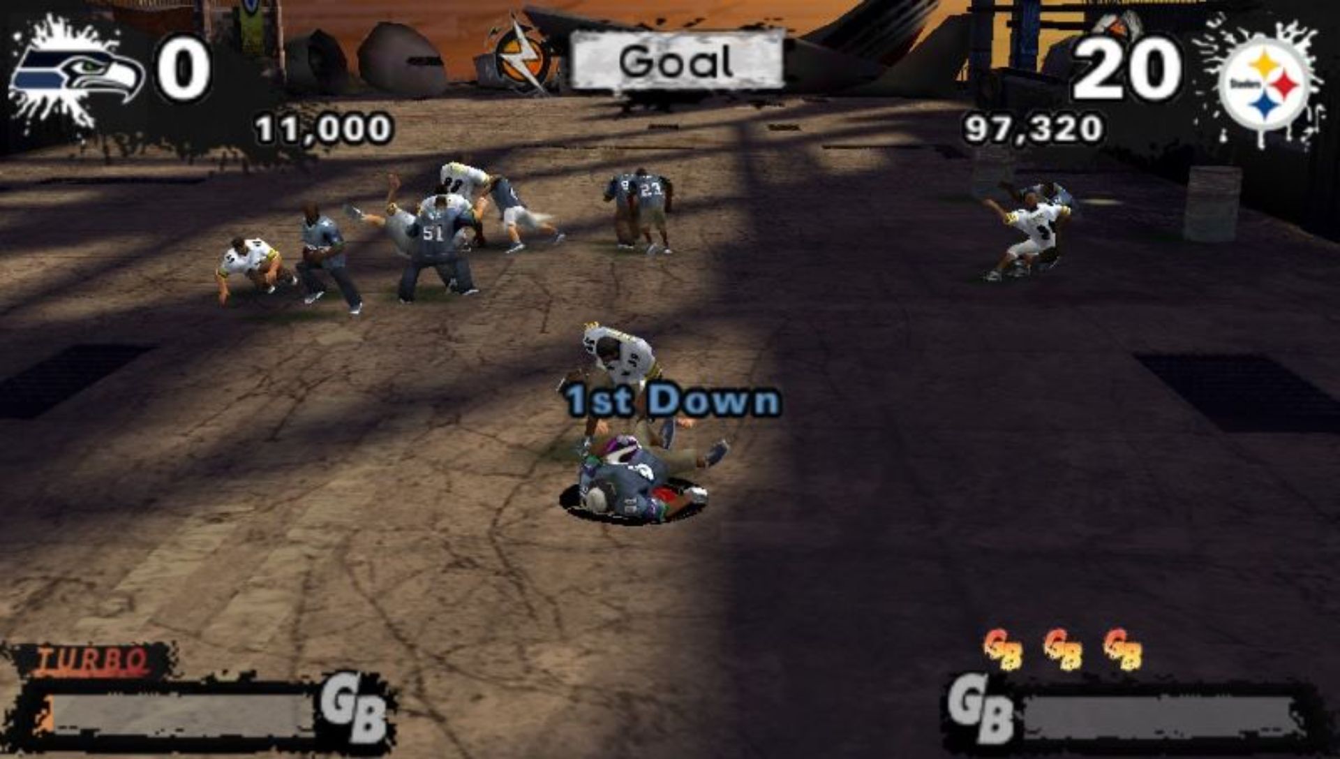 NFL街头橄榄球3PSP游戏截图第9张