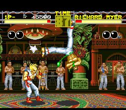 饿狼传说1：宿命之战SFC游戏截图第21张