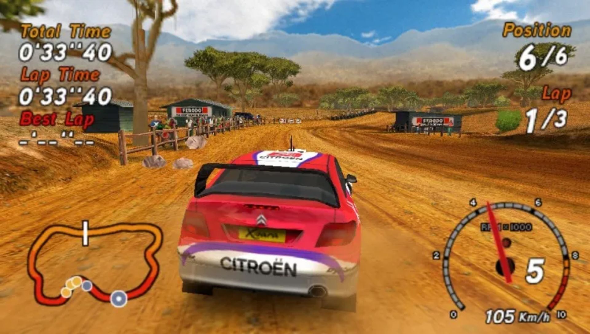 世嘉拉力：进化PSP游戏截图第6张