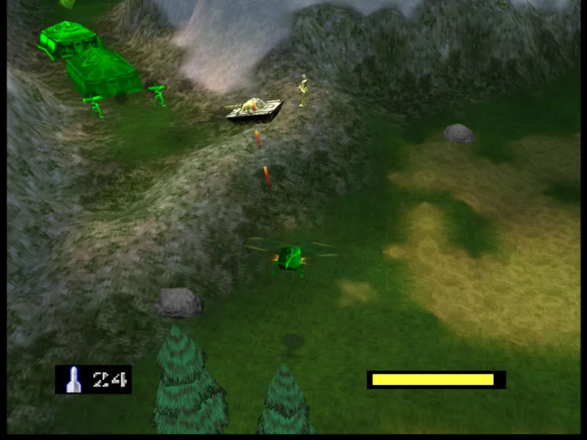 玩具兵大战：空中打击N64游戏截图第10张