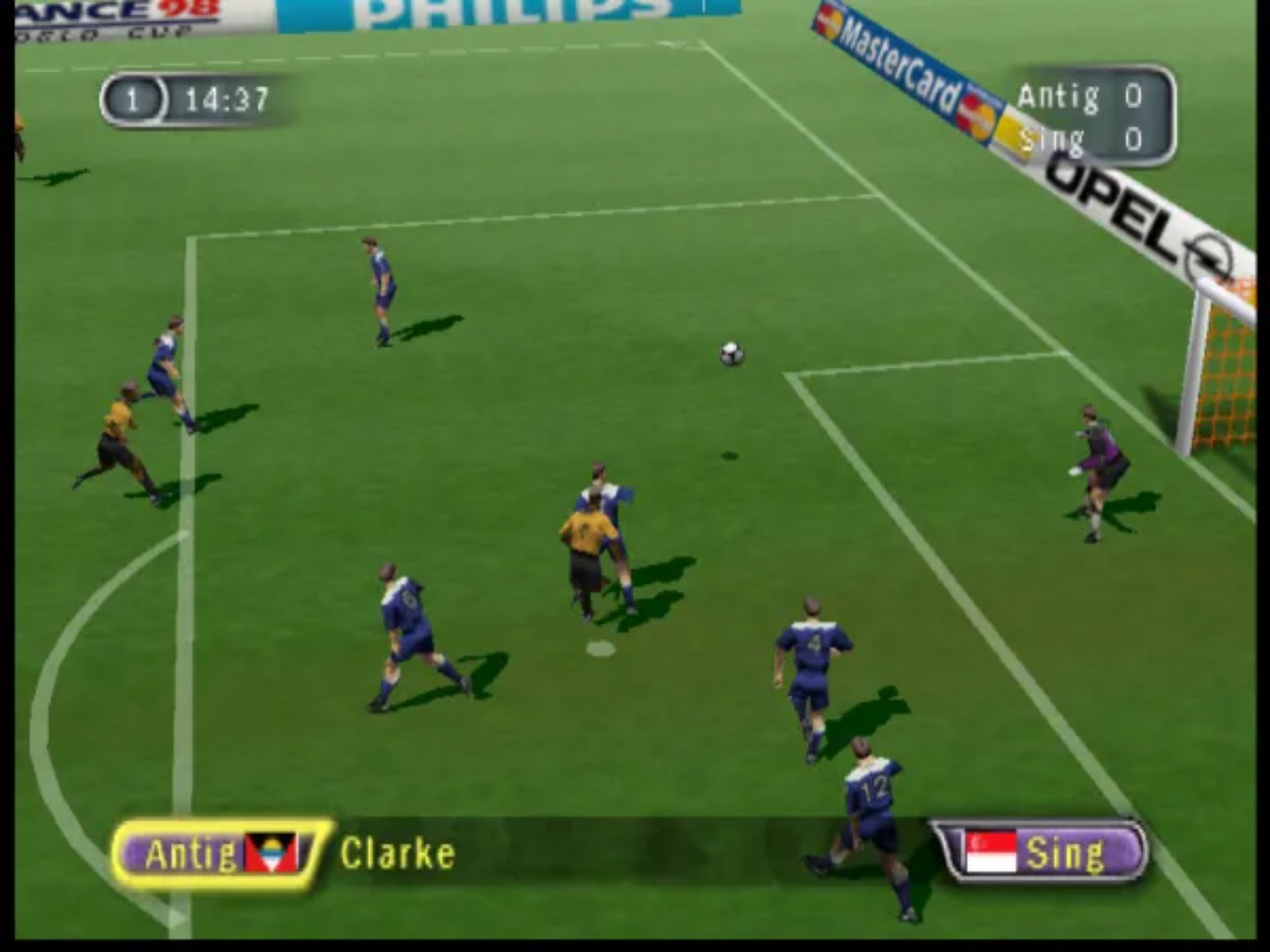 FIFA足球98：世界杯之路N64游戏截图第11张