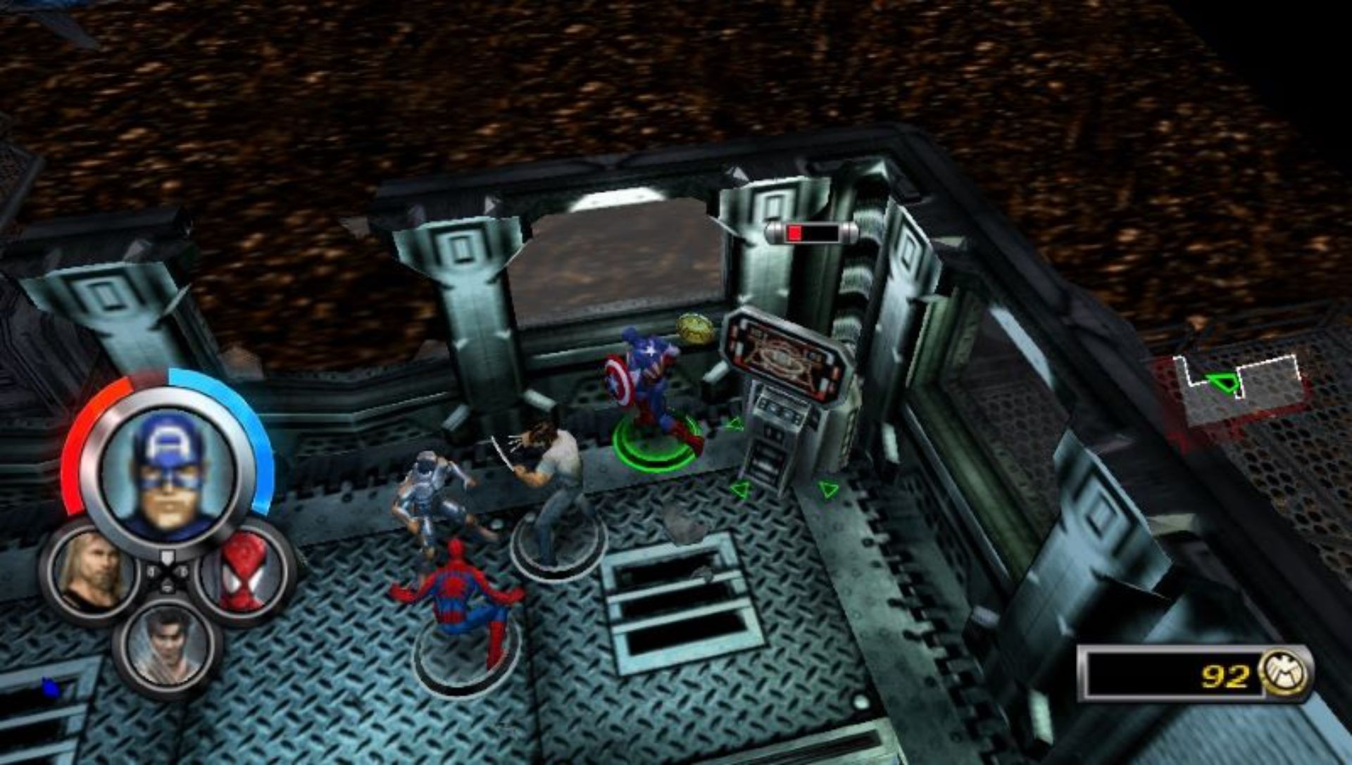 漫画英雄：终极联盟PSP游戏截图第8张