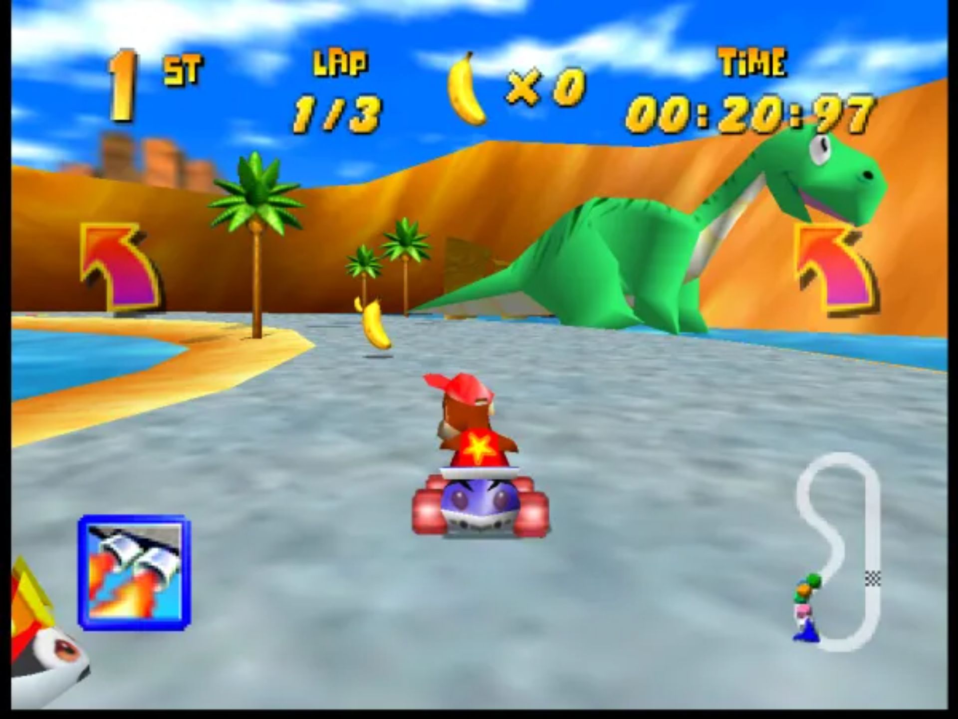 迪迪刚赛车N64游戏截图第15张