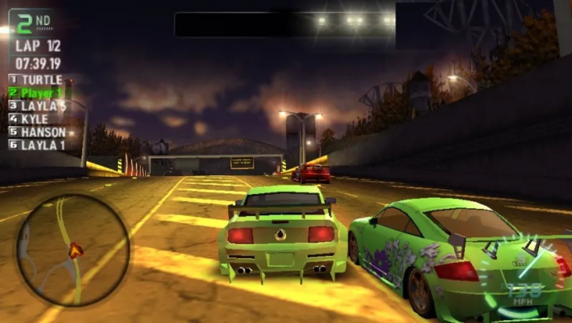 极品飞车：卡本峡谷之城市争霸PSP游戏截图第9张