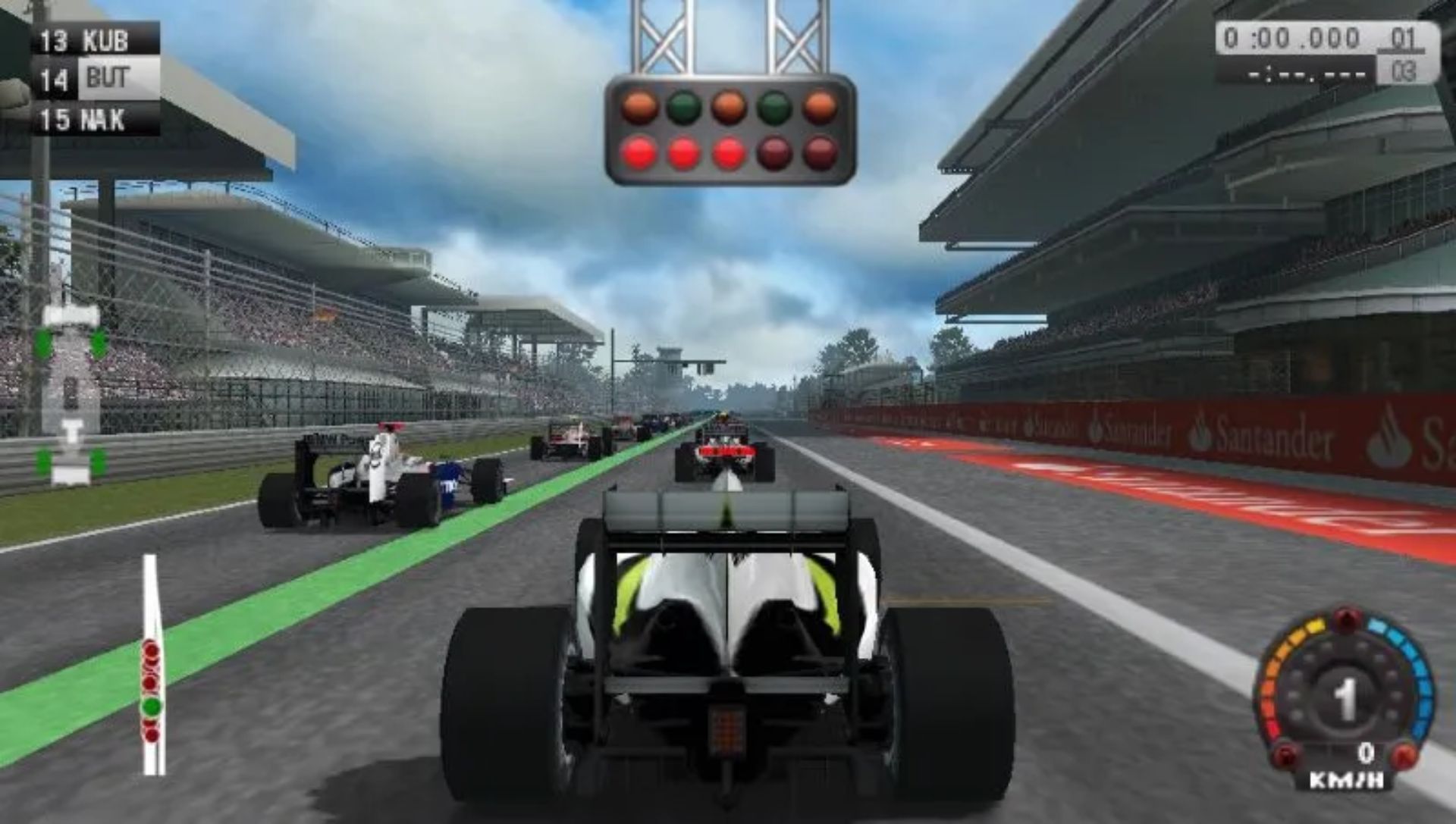 F1赛车2009PSP游戏截图第13张