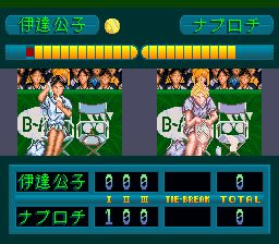 伊达公子网球SFC游戏截图第6张