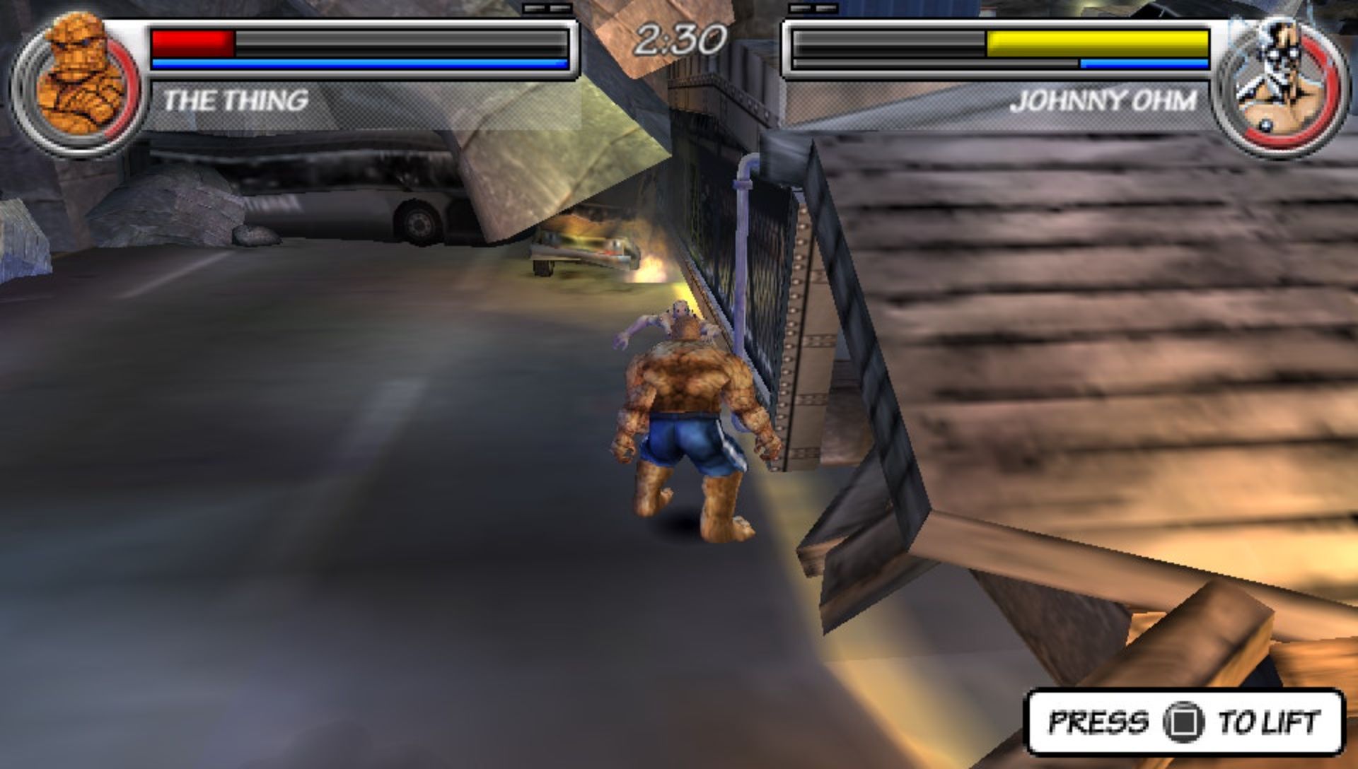 漫画英雄复仇女神：未完成的崛起PSP游戏截图第11张