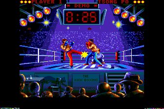 强中强：踢拳锦标赛／自由搏击：强中强MD游戏截图第4张