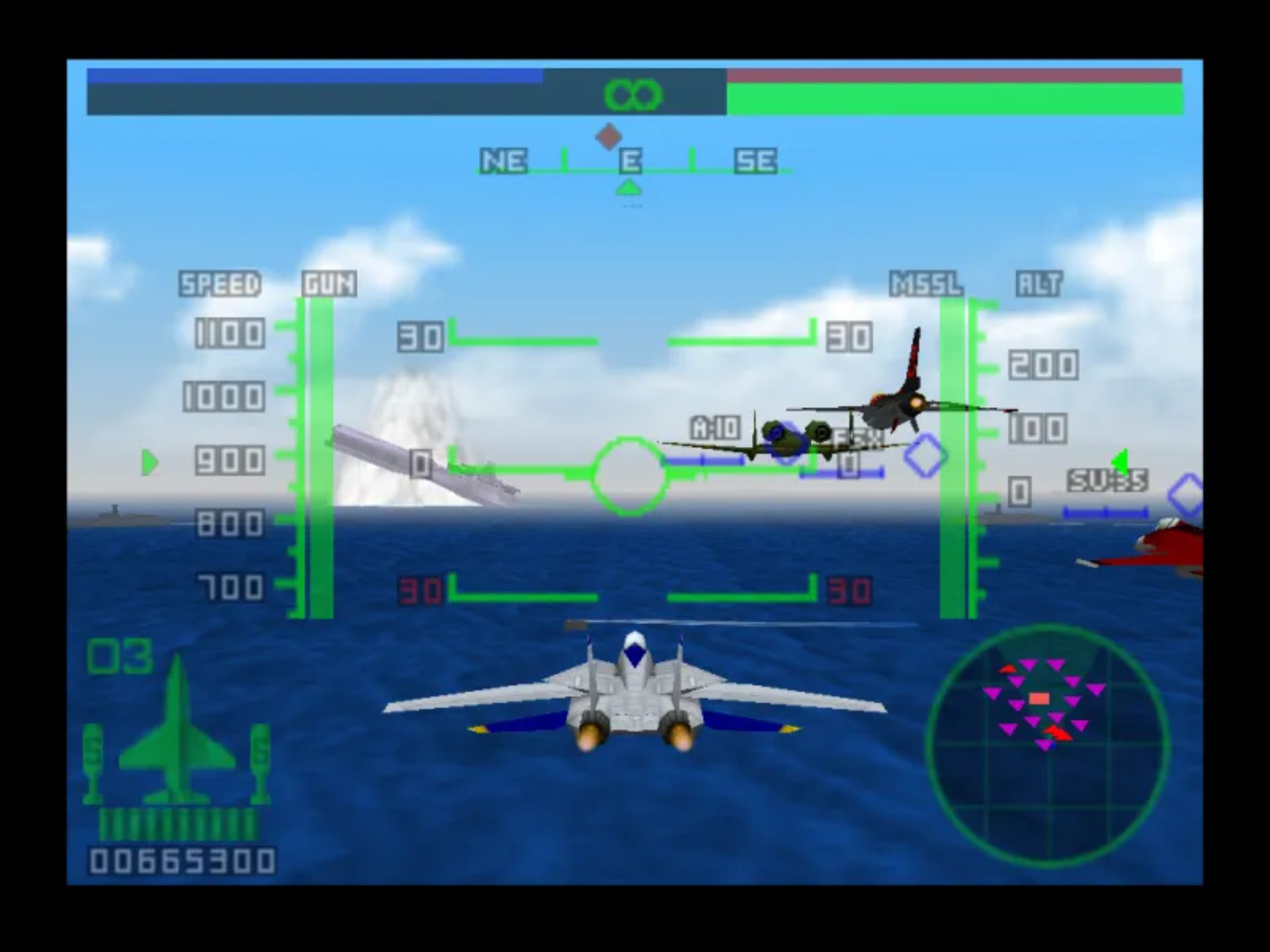 音速战机：突击N64游戏截图第19张