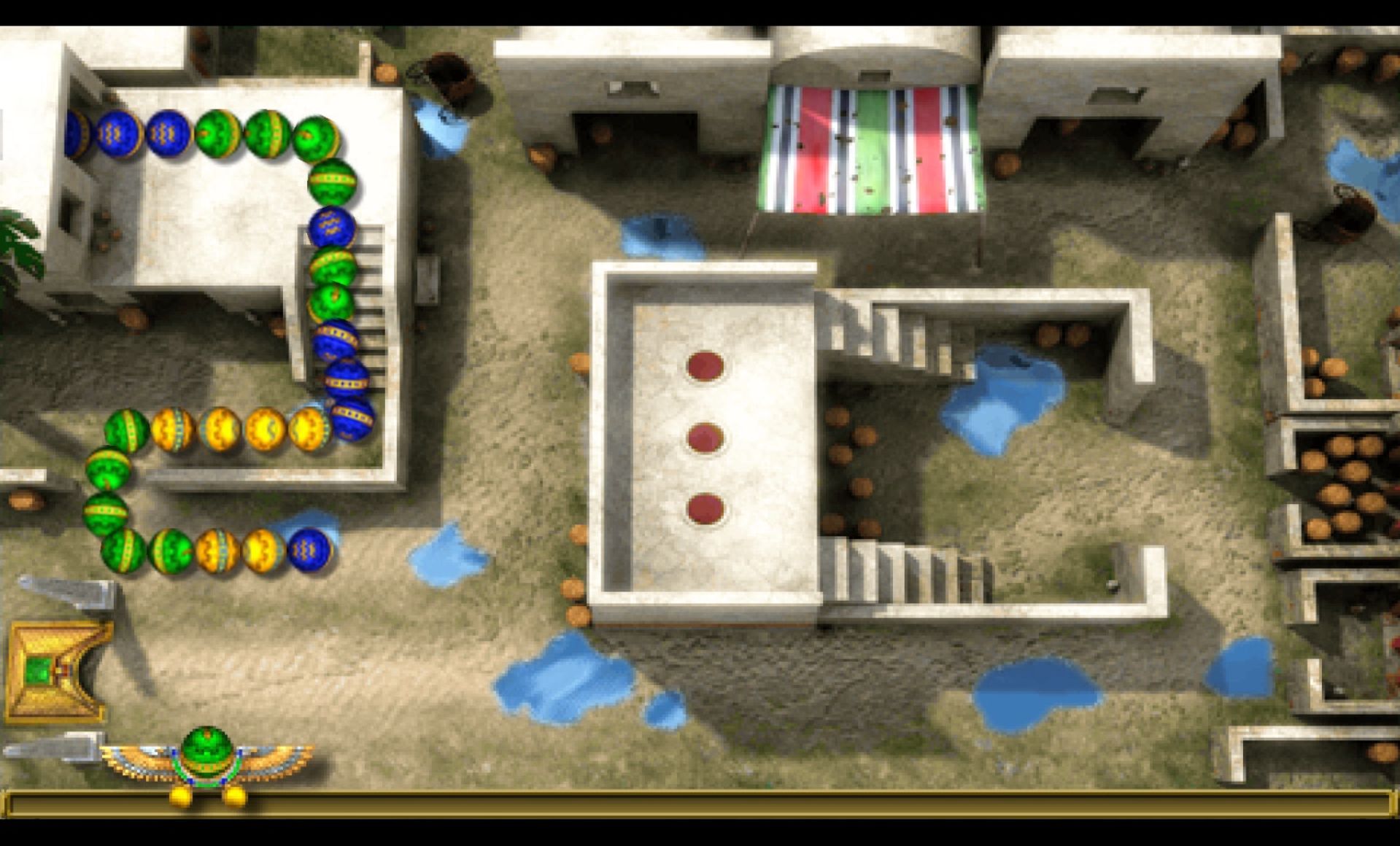 埃及祖玛：法老王的挑战PSP游戏截图第5张