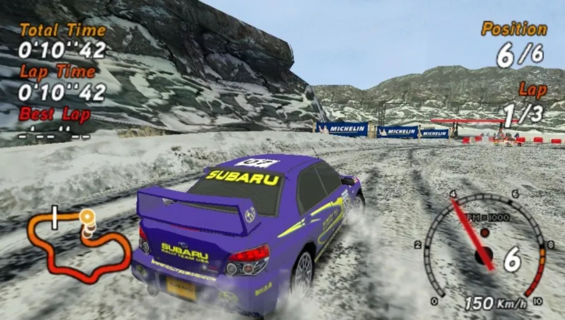 世嘉拉力：进化PSP游戏截图第14张