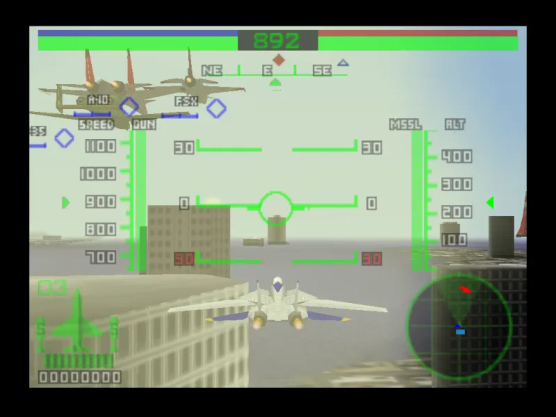 音速战机：突击N64游戏截图第9张
