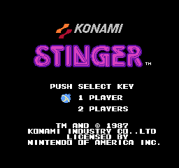 Stinger 美版 标题画面