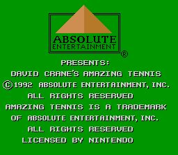 大卫克拉尼网球SFC游戏截图第1张