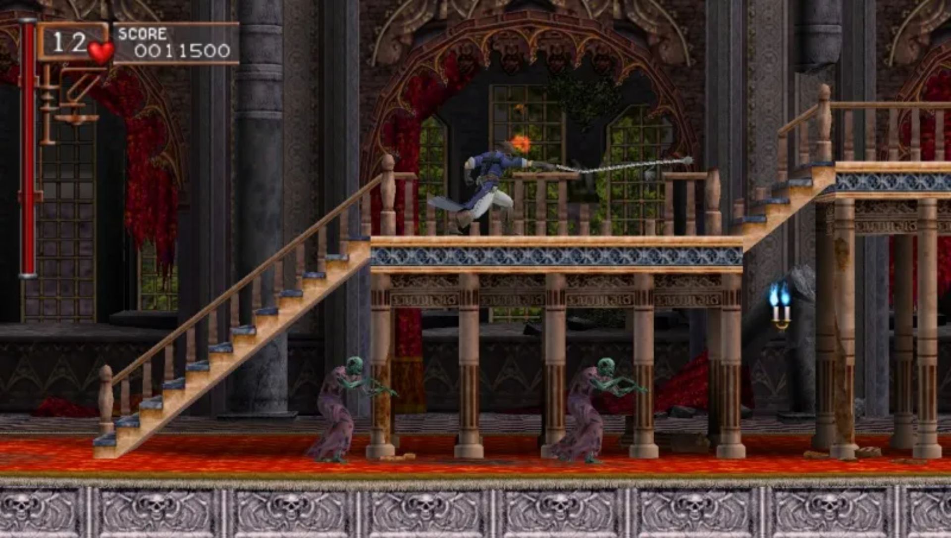 恶魔城X历代记PSP游戏截图第13张