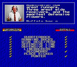 约翰马顿美式足球93／专业美式足球93SFC游戏截图第6张