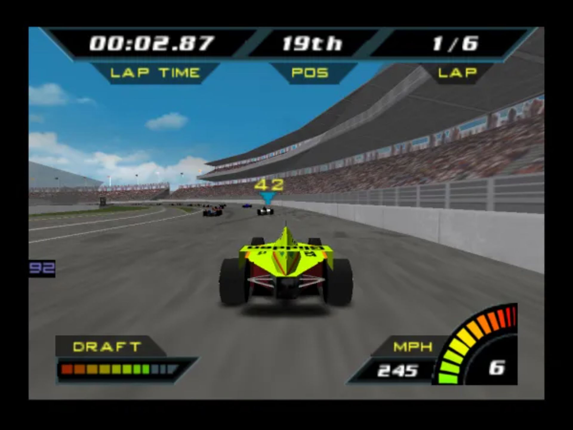 印地赛车2000(Indy Racing 2000)N64游戏截图第7张