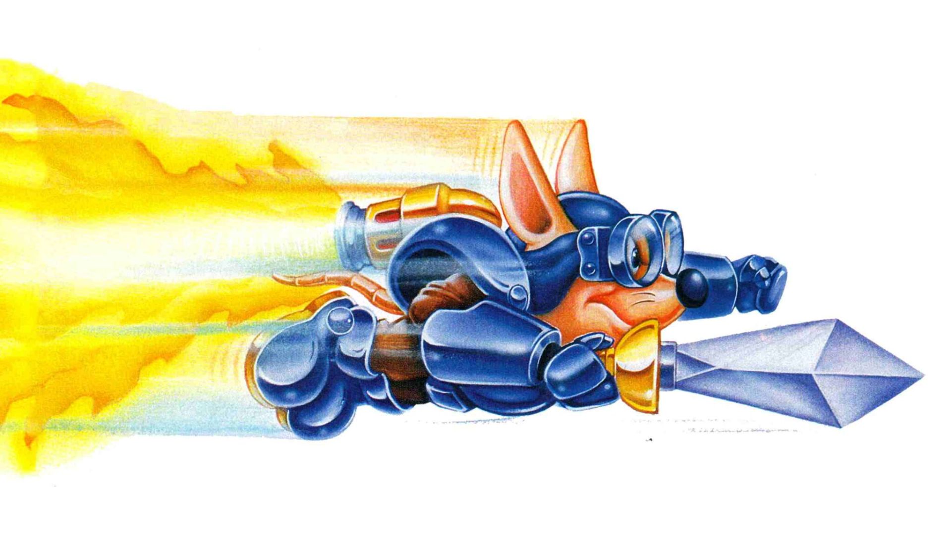 火箭骑士历险记／火箭骑士大冒险MD游戏截图第1张