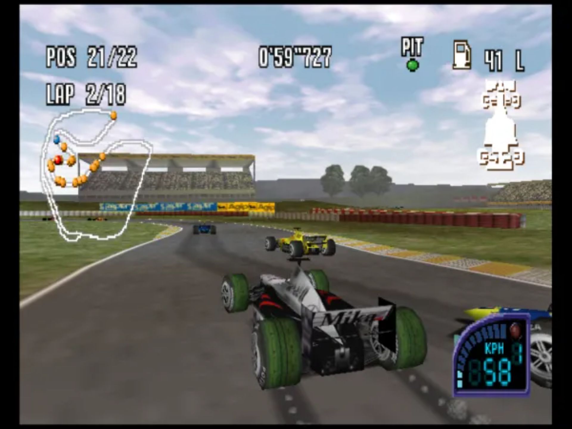 F1赛车锦标赛N64游戏截图第17张