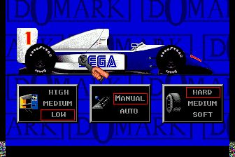 F1赛车MD游戏截图第5张