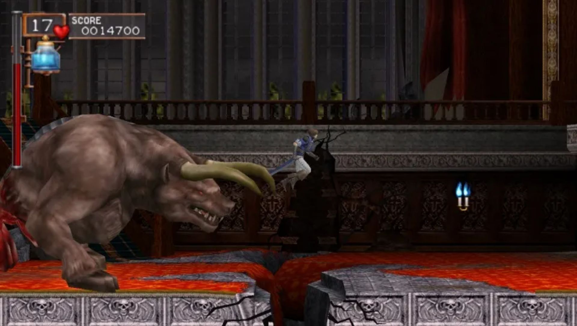 恶魔城X历代记PSP游戏截图第15张