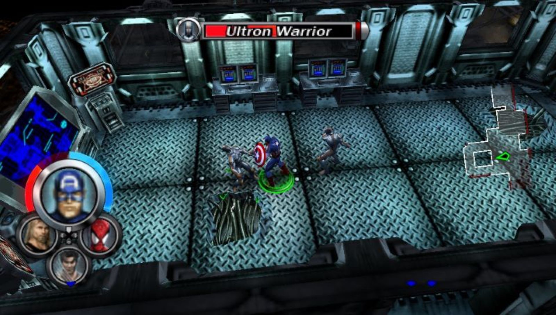 漫画英雄：终极联盟PSP游戏截图第11张