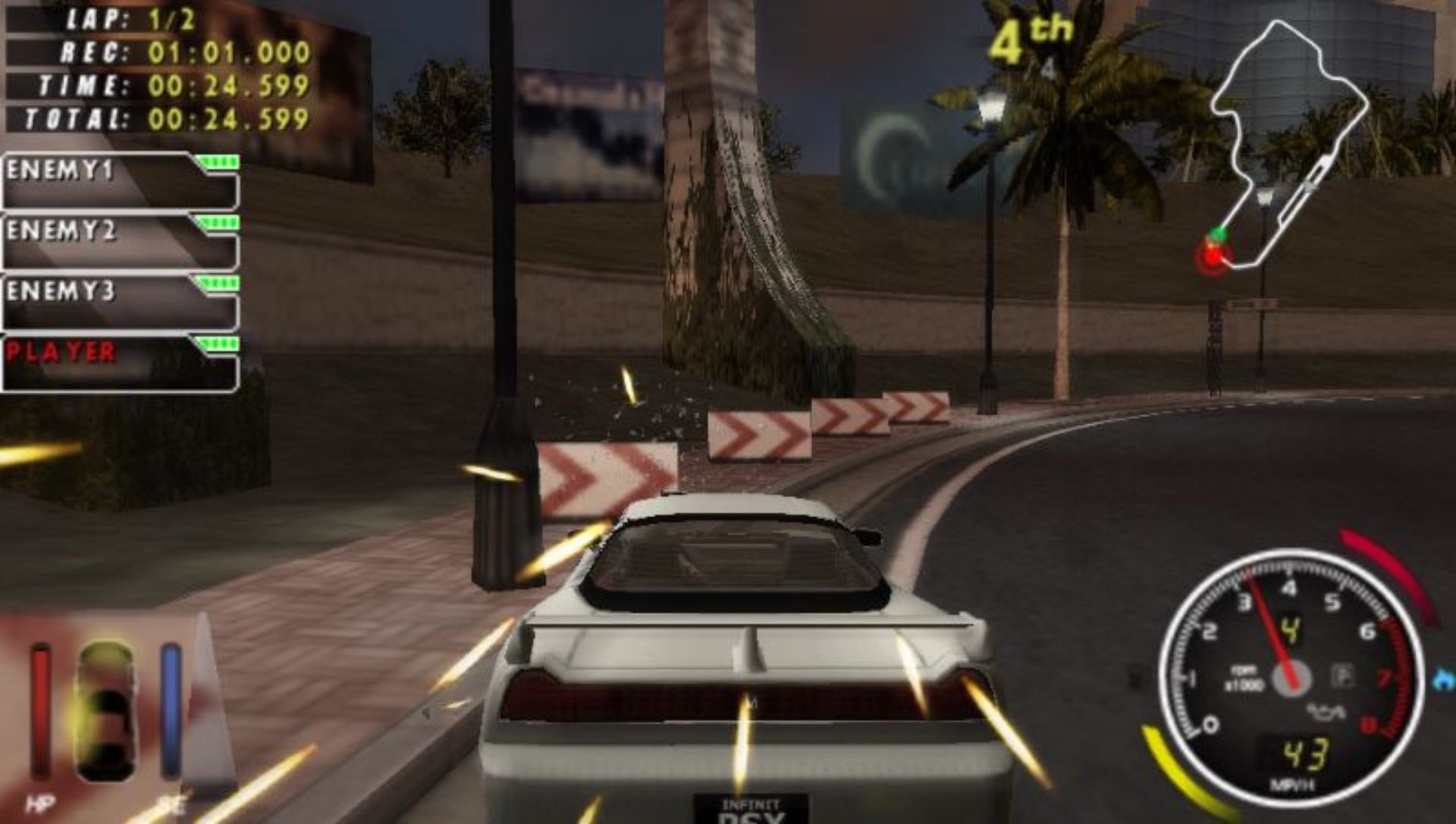 DT街头暴力赛车PSP游戏截图第10张