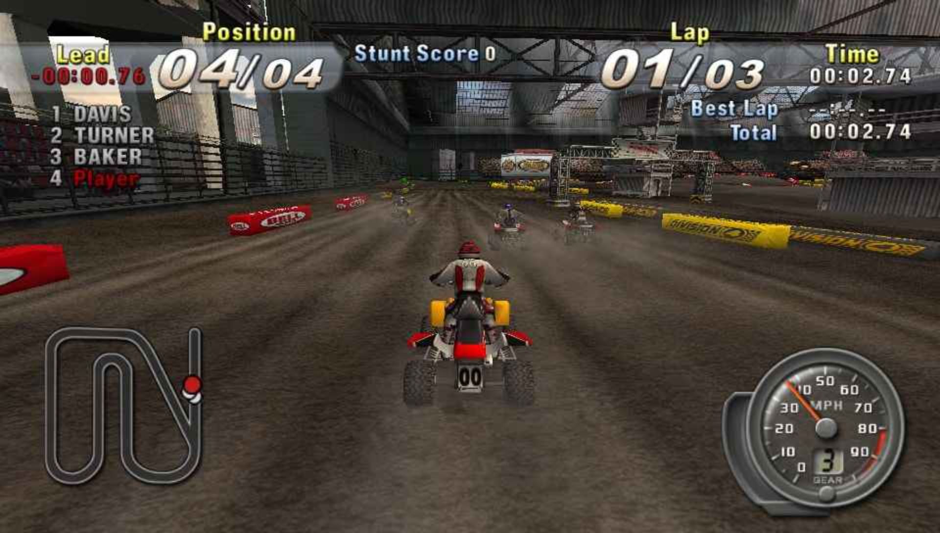 沙滩机车赛／ATV越野机车大赛PSP游戏截图第7张