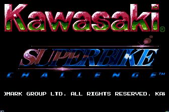 川崎超级摩托大赛MD游戏截图第1张