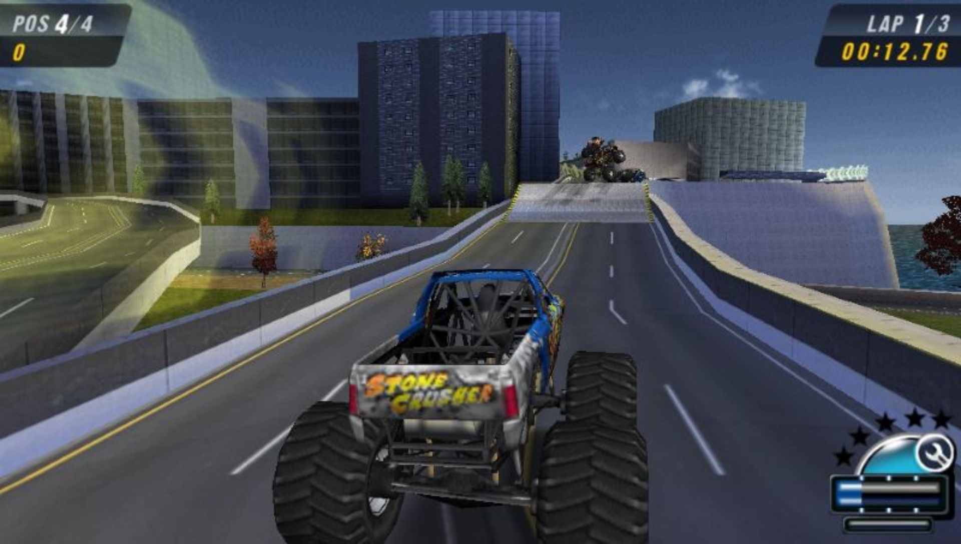 怪物卡车：城市乱斗PSP游戏截图第5张