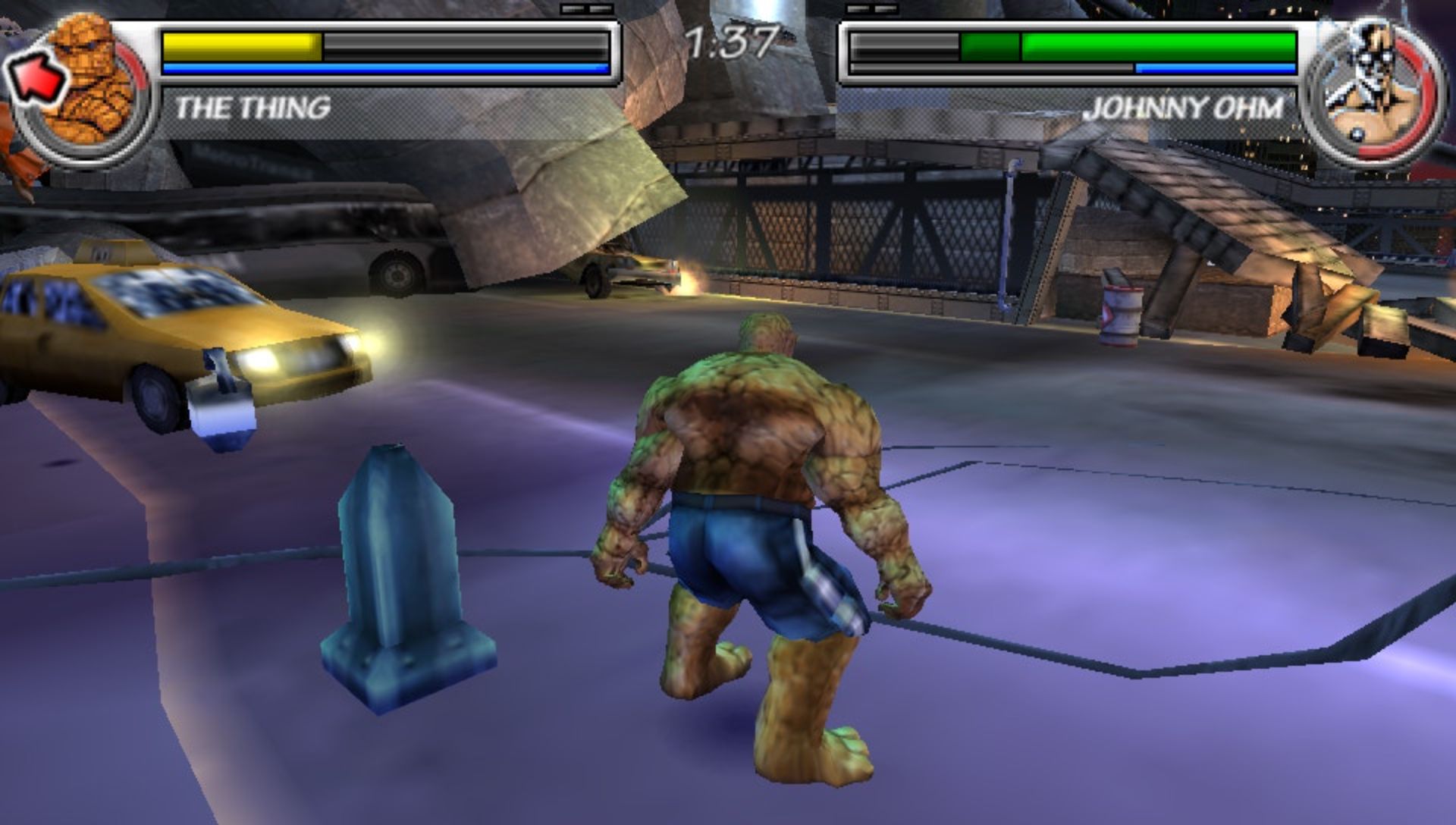 漫画英雄复仇女神：未完成的崛起PSP游戏截图第9张