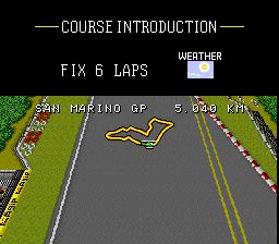 F1 GP大奖赛2SFC游戏截图第12张