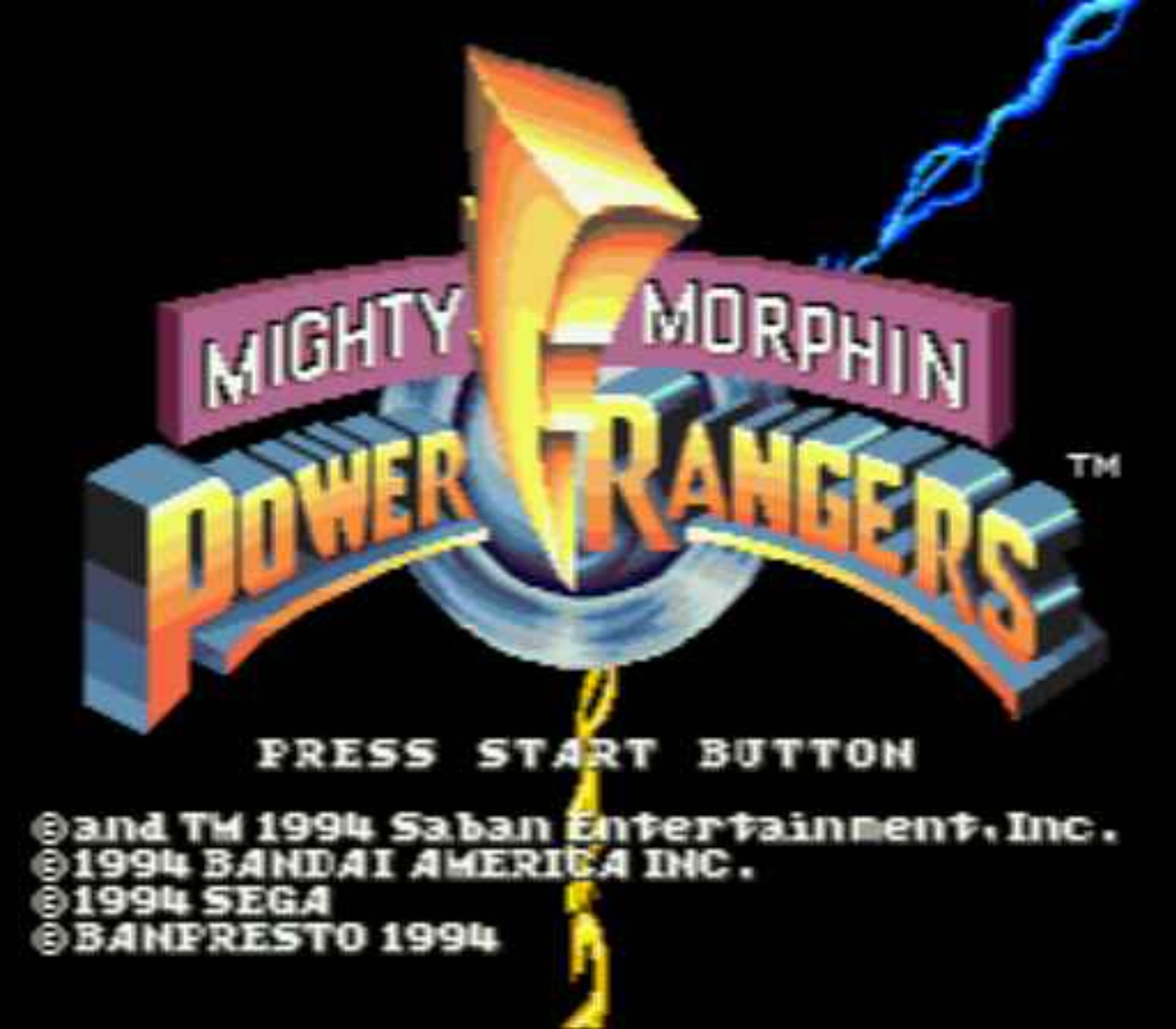 恐龙战队MD游戏截图第3张