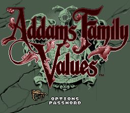 亚当斯一家的价值观SFC游戏截图第3张