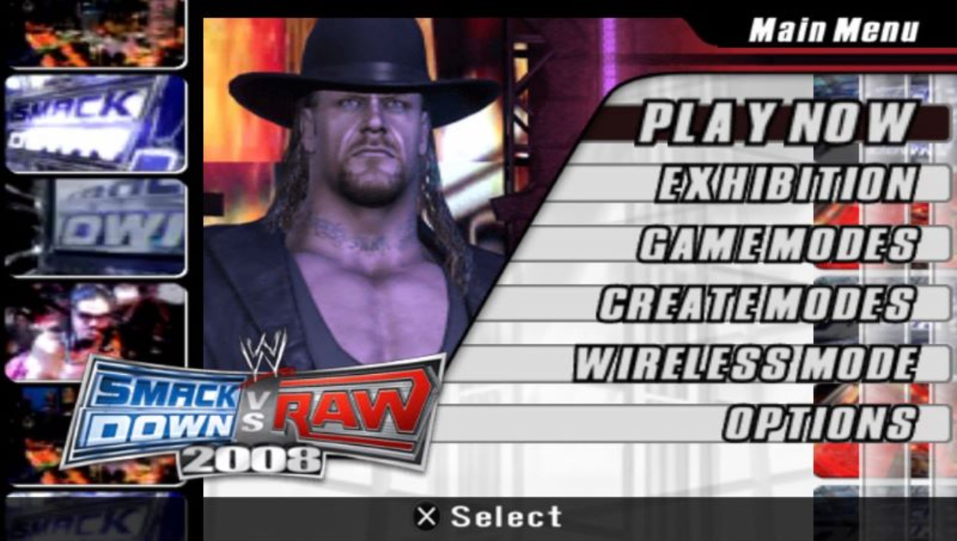 世界摔跤联盟2008PSP游戏截图第2张